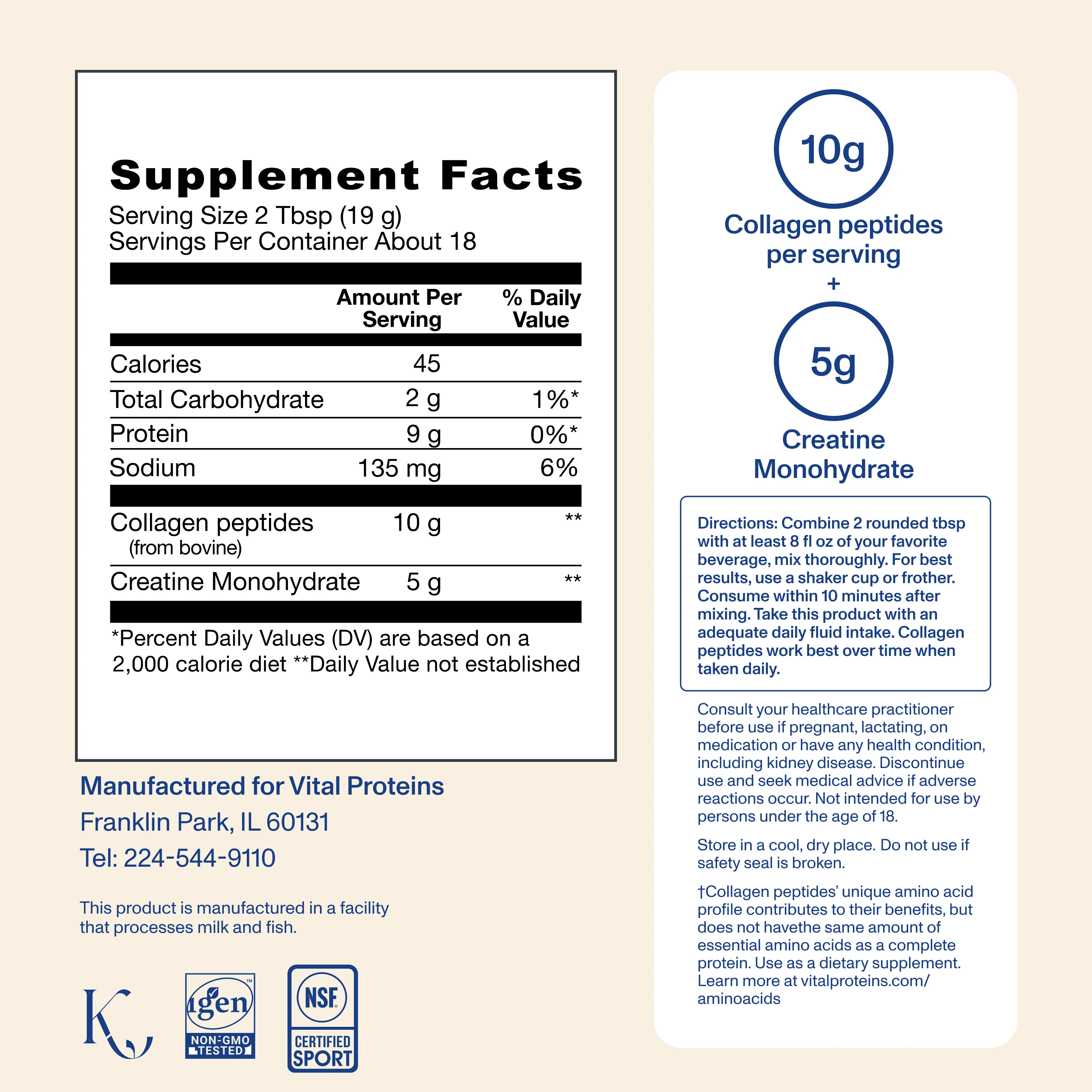 Advanced Collagen Peptides + Creatine - Strawberry Lemon - Image 4