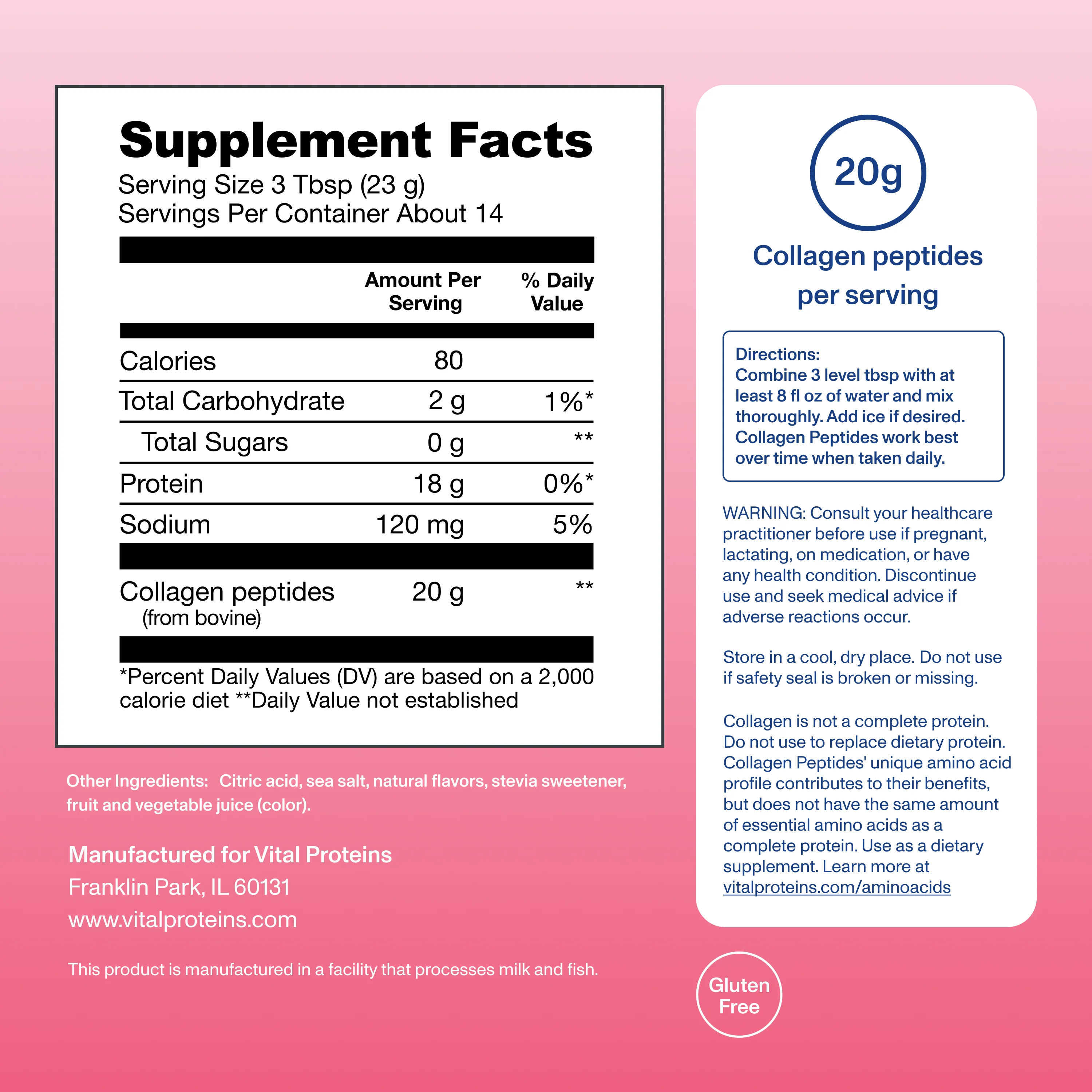 Strawberry Lemonade Collagen Peptides - Image 3