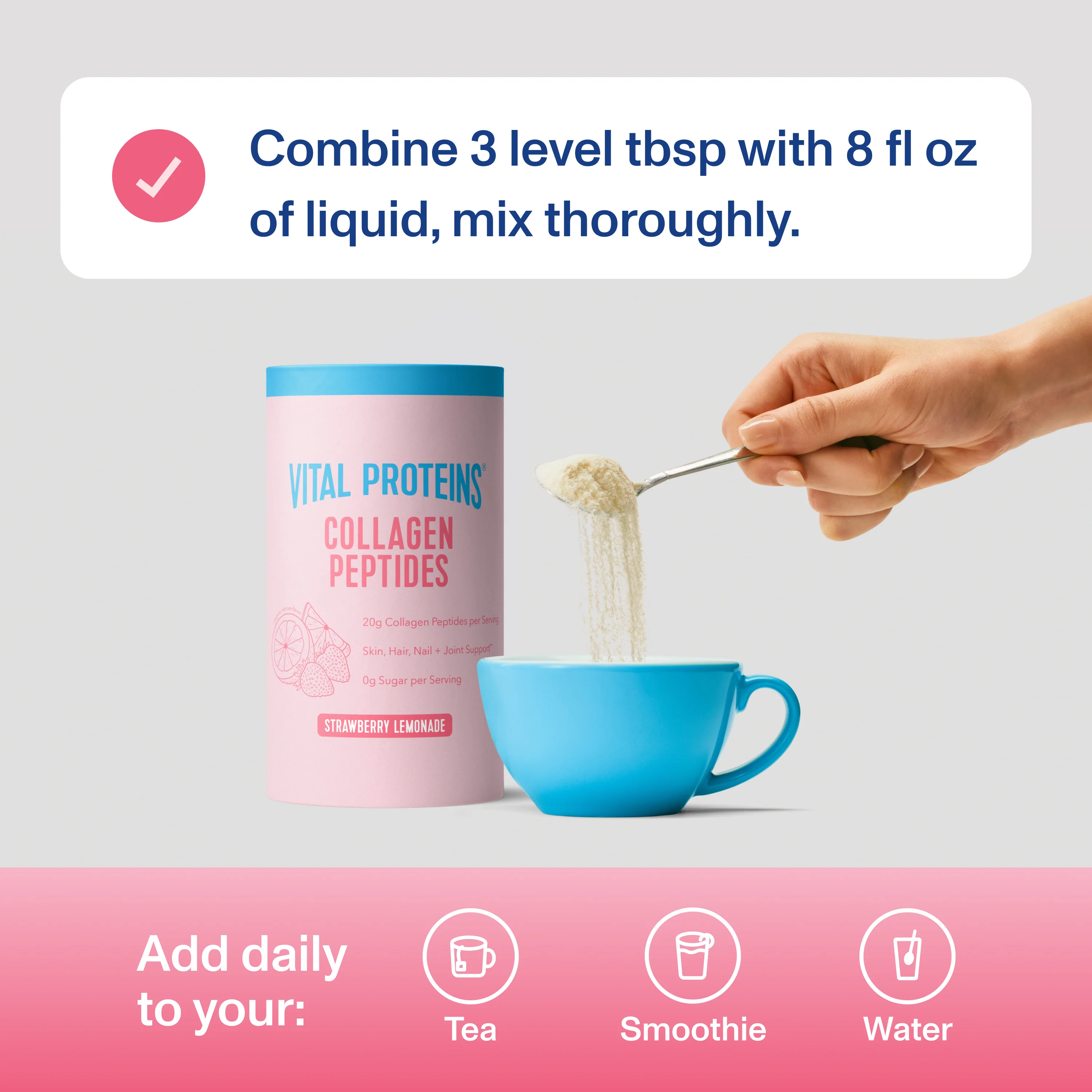 Strawberry Lemonade Collagen Peptides - Image 4